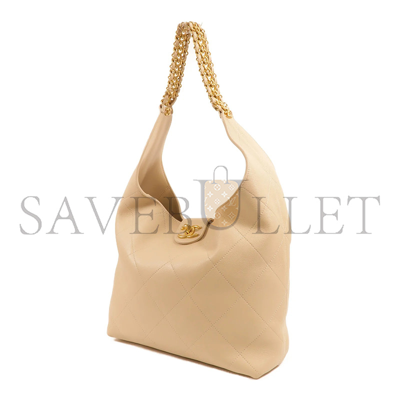 Ch**el MASTER LAMBSKIN LEATHER 25P HOBO BAG SHOULDER BAG AS5425 (27*23*21cm)